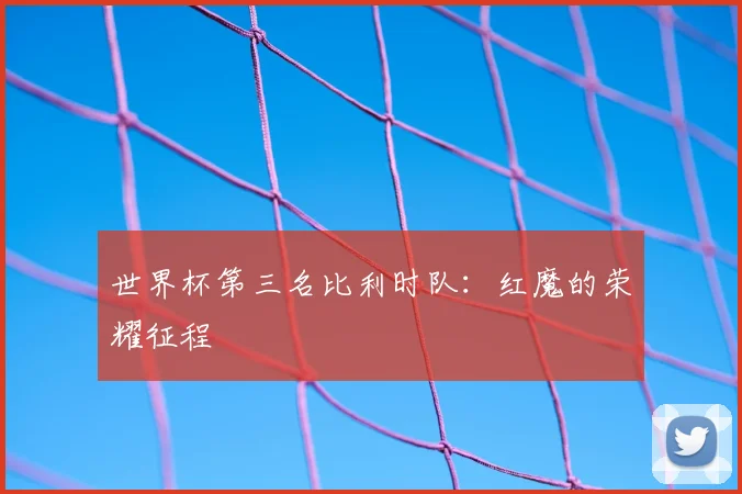 世界杯第三名比利时队：红魔的荣耀征程